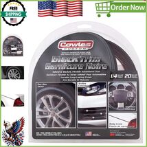 American Made Black Body Molding - 1/4&quot; x 20 ft, Professional Automotive... - $47.54 CAD