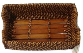 Bamboo Rattan Basket by Keller Charles (5.5 X 9) - £19.65 GBP