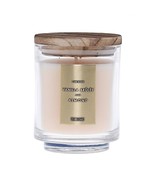 DW Home Vanilla Brulee and Almond Wood-Accent 10 oz. Jar Candle in Ivory - £39.33 GBP