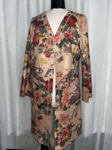 Anthropologie Solitaire Faux Suede Floral Jacket Size Large NWOT - £38.68 GBP