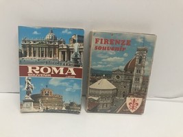 Lot Of 2 Vintage Italy Rome Florence Roma Firenze Photo Books - £9.55 GBP