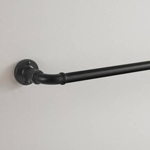 Industrial Wrap Around 28-80". Adjustable Curtain Rod 1 in. in Black - $436.82 MXN Industrial Wrap Around 28-80". Adjustable Curtain Rod 1 in. in Black - $436.82 MXN