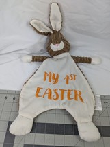 CBOCS Rabbit Lovey Security Blanket Ribbed My 1st Easter 18 Inch Stuffed Animal - $12.95