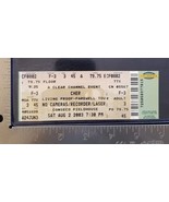 CHER - ORIGINAL AUG. 2, 2003 UNUSED WHOLE FULL CONCERT TICKET - $15.00