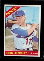 Vintage 1966 Topps Baseball Trading Card #407 John Kennedy Dodgers 3rd Base - £7.69 GBP