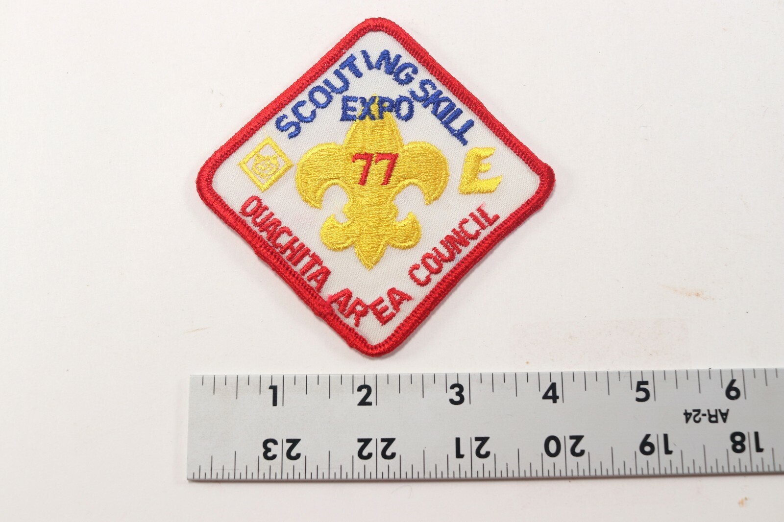 Vtg 1977 Scouting Skill Expo Ouachita Area Boy Scouts of America BSA Patch Item image 4