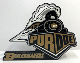 Purdue Boilermakers Licensed Shelia&#39;s Ncaa Football Wood PLAQUE/SIGN/BOX - £19.97 GBP