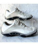 Footjoy Contour IV White/Grey Leather Lace Up Golf Shoes Soft Spikes-Wom... - €24,26 EUR