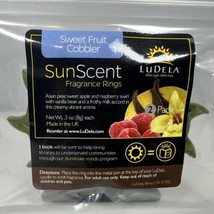 Ludela Candle Sun Scent Fragrance Ring - Sweet Fruit Cobbler 2 Pack - £3.94 GBP