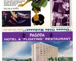Pagoda Hotel &amp; Floating Restaurant Brochure / Postcard Honolulu Hawaii 1... - $28.68