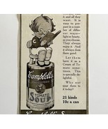 1916 Campbell&#39;s Tomato Soup Advertisement 21 Kinds ABC Food LGADYC4 - $372.93 MXN