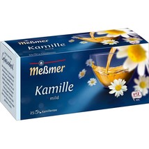 MESSMER Kamille Chamomile herbal tea -25 tea bags- Made in Germany FREE SHIPPING - £6.99 GBP