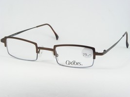 Vintage Oxibis Zao 06 105A Brown /LIGHT Blue Eyeglasses Glasses 42-22-140 France - £42.46 GBP