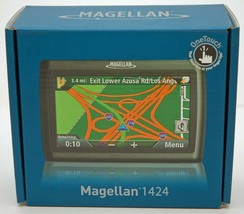 Magellan RoadMate 1424 Portable GPS Navigator System US Canada TRAFFIC Set - £35.51 GBP