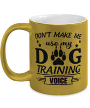 Dogs Mugs Dog Training Voice Gold-M-Mug  - £14.43 GBP