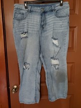 Maurices Distressed Jeans size 18W - £11.76 GBP