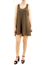 SUNDRY Womens Dress Sleeveless Jersey Elegant Stylish Green Size S - £37.09 GBP