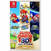 Super Mario 3D All-Stars - Nintendo Switch [3 HD Games Sunshine Galaxy 64] NEW - £210.80 GBP