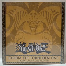 Yugioh Exodia The Forbidden One 24k Gold Plated Ingots Full Set Of 5 Metal Cards - £117.91 GBP
