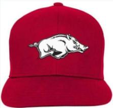 NCAA Arkansas Razorbacks Team Flat Brim Snapback Hat, Youth One Size - $12.50