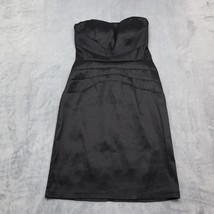 Fe Dress Womens S Black Sheath Sleeveless Sweetheart Neck Zip Padded Bra - £23.33 GBP