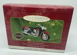 2001 Hallmark Keepsake 1957 Harley Davidson XL Sportster Motorcycle Ornament - £8.66 GBP