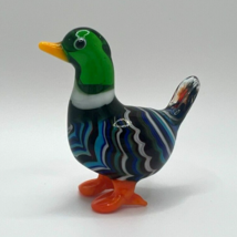 New Collection! Murano Glass Handcrafted Unique Lovely Duck Figurine, Glass Art - £22.34 GBP