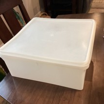 Tuperware Square Seal Lid #223-6 Large Container Keeper 12x12x5 #166-7 VTG - £18.94 GBP