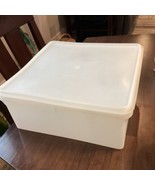 Tuperware Square Seal Lid #223-6 Large Container Keeper 12x12x5 #166-7 VTG - £18.29 GBP