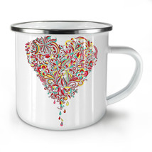 Colorful Heart NEW Enamel Tea Mug 10 oz | Wellcoda - £18.22 GBP