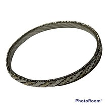 925 Italy Bracelet Chevron Mesh Weave Sterling Silver Tricolor - $1,024.75 MXN