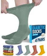 Doctor&#39;s Select Diabetic Socks - 4 Pairs Neuropathy Socks for Men &amp; Women - $23.09 CAD
