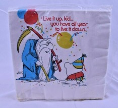 Vintage 1978 Party Maid Ziggy "Live it Up, kid..." Luncheon Napkins - New - £13.77 GBP