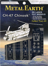 Metal Earth Boeing Chinook CH47 Helicopter 3D Puzzle Micro Model  - $12.86