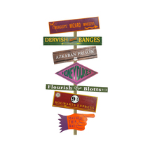 Directional Signs Diagon Alley - Harry Potter World - £110.12 GBP