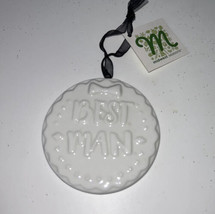 MIDWEST SEASONS Best Man Christmas Ornament- NEW! - £4.55 GBP