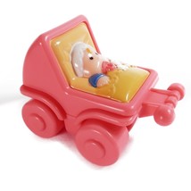 2004 Little People Fisher Price Baby In Stroller Carriage Playhouse Doll... - $93.68 MXN