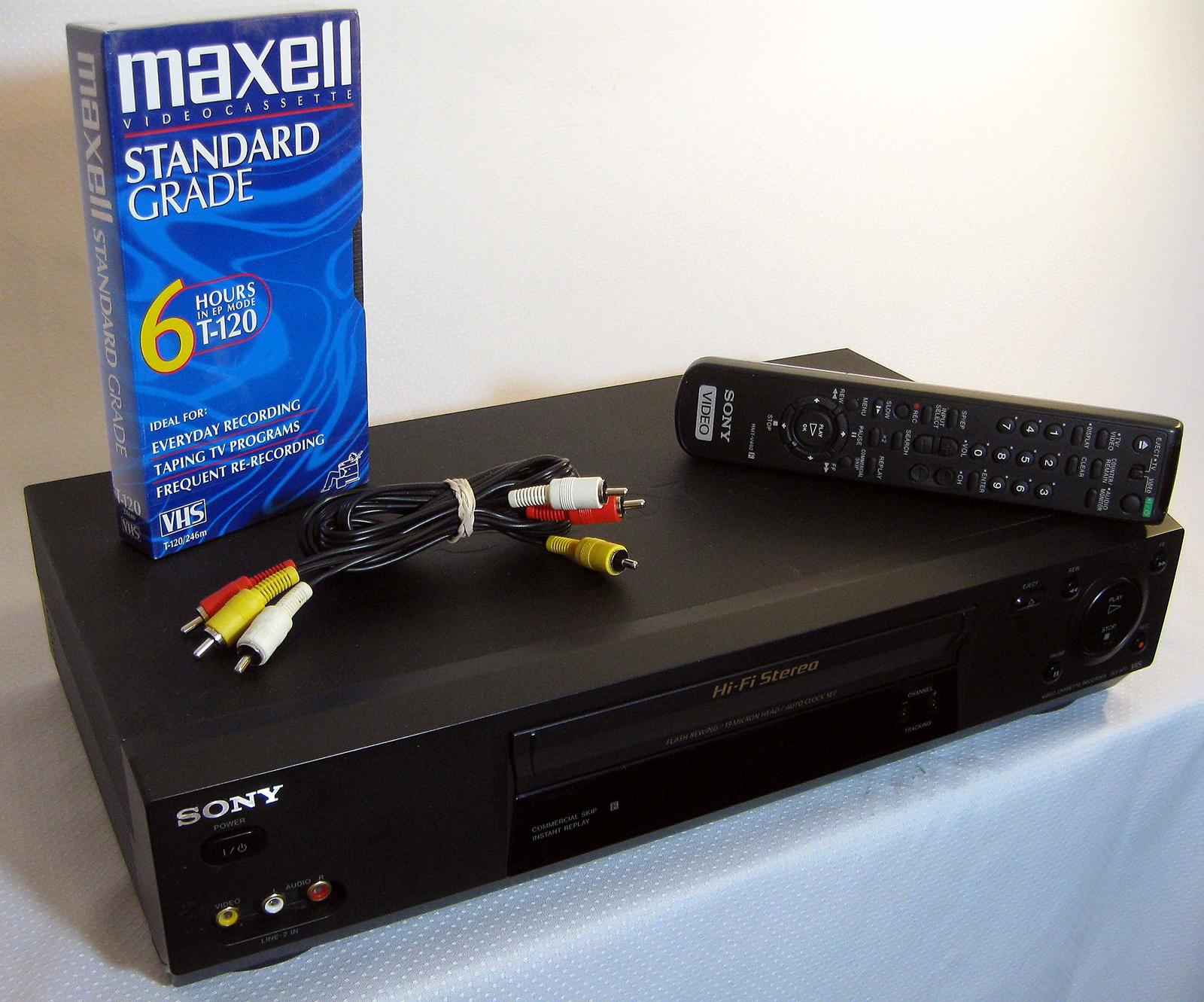 Sony SLV-N77 4-Head Hi-Fi VCR - $188.10