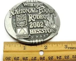 2002 NFR Montana Silversmith Belt Buckle Calf Roper Hesston Miniature PR... - £35.22 GBP