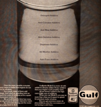1970 Gulf Multi-G Motor Oil Advertisement Vintage Automobilia Gulfpride ... - $456.74 MXN