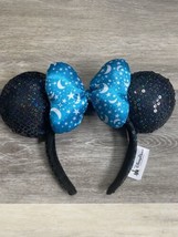 Disneyland WDW 2017 Minnie Mouse Moon and Stars sequin headband Ears - £23.32 GBP