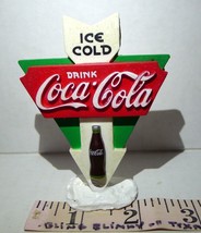 Ice Cold Arrow Sign Drink Coca Cola Stand Up Figurine circa 1996 - £8.63 GBP