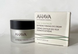 Ahava Time To Revitalize Extreme Firming Eye Cream 15ml/0.5oz Boxed - £46.82 GBP