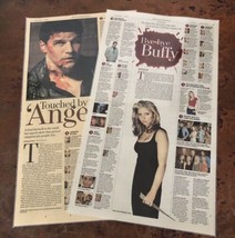 Buffy &amp; Angel Tribute Articles Chicago Tribune Laminated 2003 &amp; 2004 - £25.48 GBP
