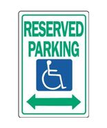 Hy-Ko Products HW-32 Reserved Handicap Parking Heavy Duty Aluminum Sign ... - €17,18 EUR