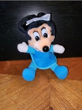 Vintage Mickeys Christmas Carol Minnie Mouse Plush Stuffed Animal - £4.78 GBP