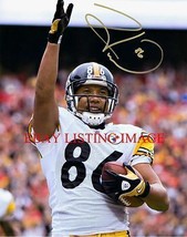 Hines Ward Auto Autographed 8x10 Rp Photo Pittsburgh Steelers Legendary Player - £11.94 GBP