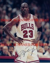 Michael Jordan Signed Autogram 8x10 Rp Photo Chicago Bulls Legendary Player - £13.58 GBP
