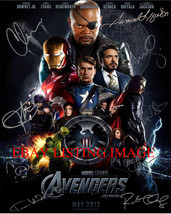 The Avengers Cast Signed Autographed 8x10 Rp Photo By 9 Downey Jr Johansson + - £15.97 GBP