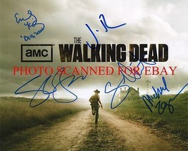 The Walking Dead Cast Autographed 8x10 Rp Photo Jon Bernthal Emily Kinney Yeun + - $19.99